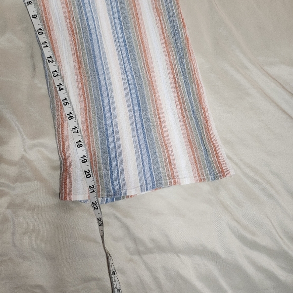 🤩Charlotte Russe Women's Striped Pull On Capris Size XL - Picture 7 of 8